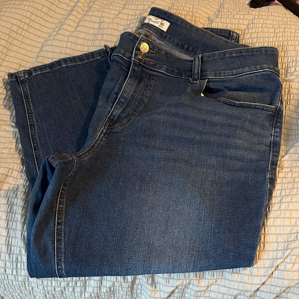 Maurices Dark Blue Straight ankle short